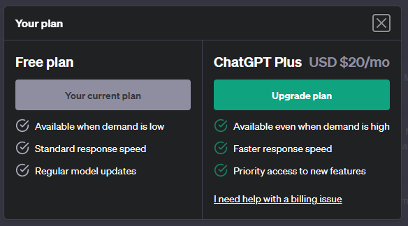 ChatGPT - Cost