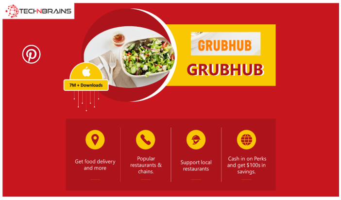 Grubhub food delivery app