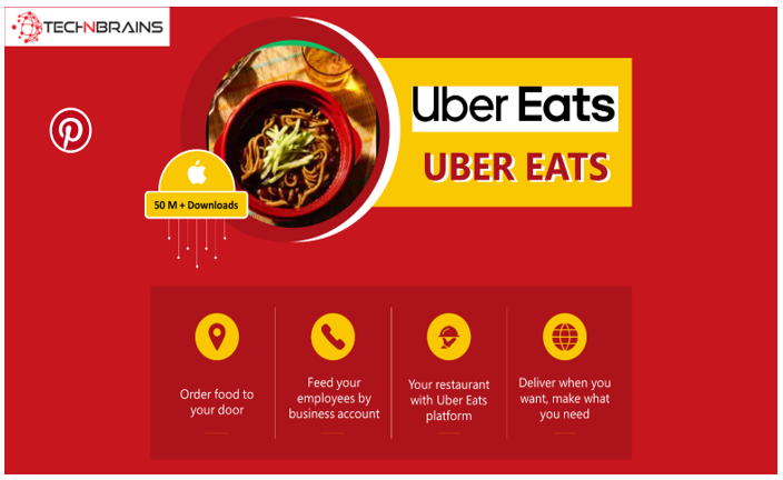 Uber Eats food delivery app