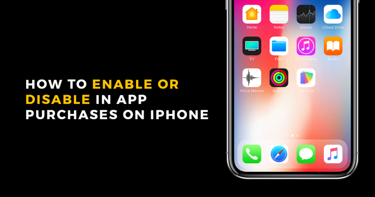 disable in app purchases in iphone and android