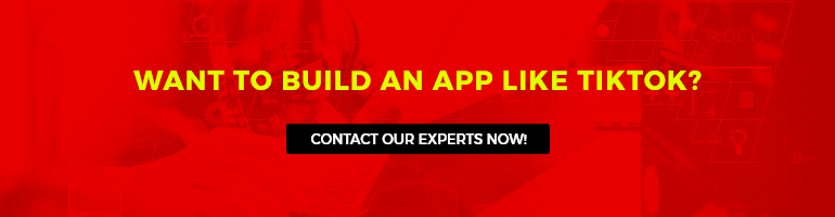CTA - create an app like tiktok