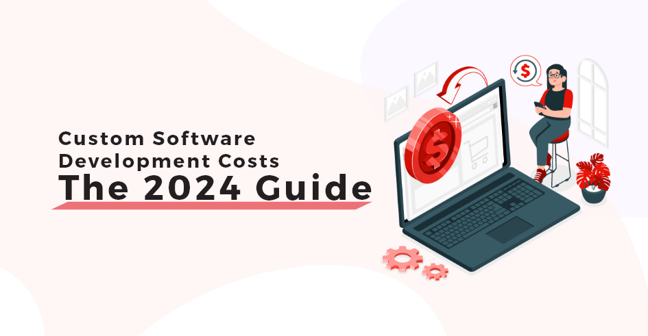 Featured image of Custom sofyware development costs 2024.