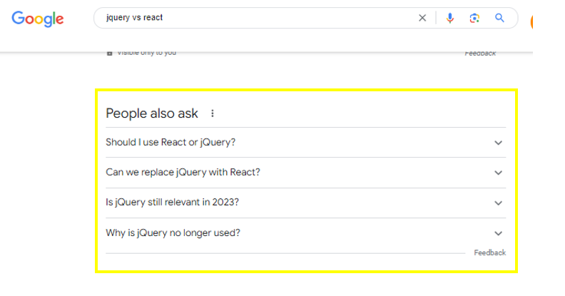 google People also ask example picture 