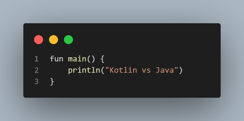 Kotlin vs Java Syntax and Language