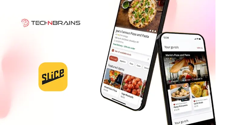 Slice checkout showing a flat delivery fee, unlike percentage-based food delivery apps